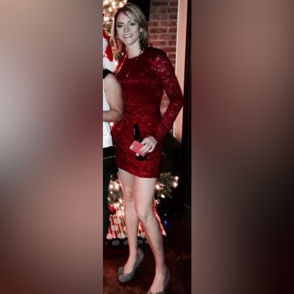 Victoria’s Secret Red Lace Mini Dress